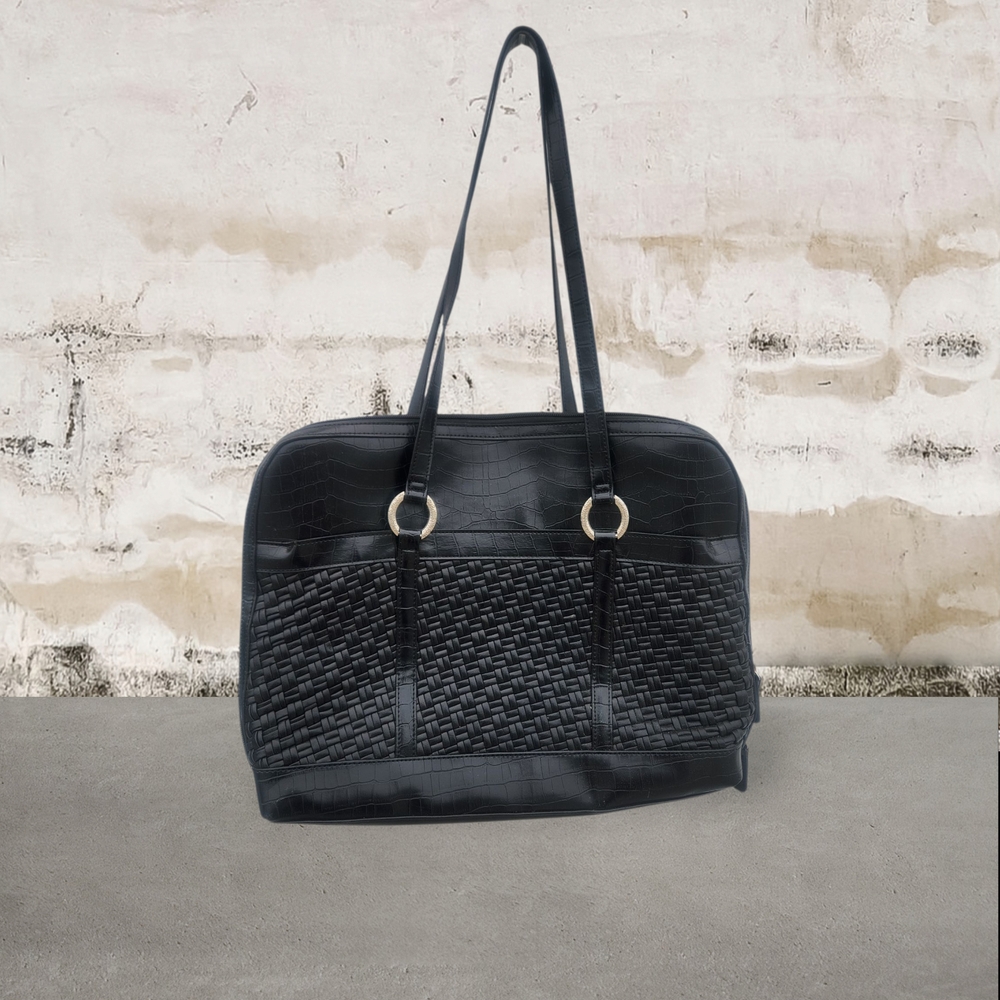 Elegant Black Tote Bag